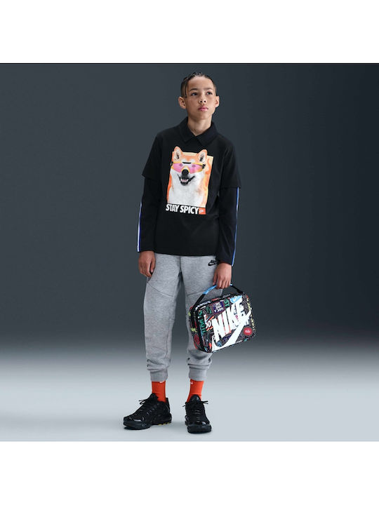 Kids' T-shirt Black Shiba