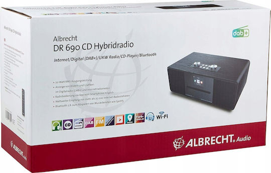 Albrecht DR 690 mit Bluetooth Schwarz