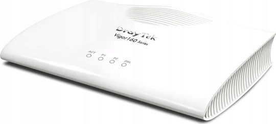 Draytek Vigor 166 (DE) v2 Ασύρματο VDSL2 Modem Router με 2 Θύρες