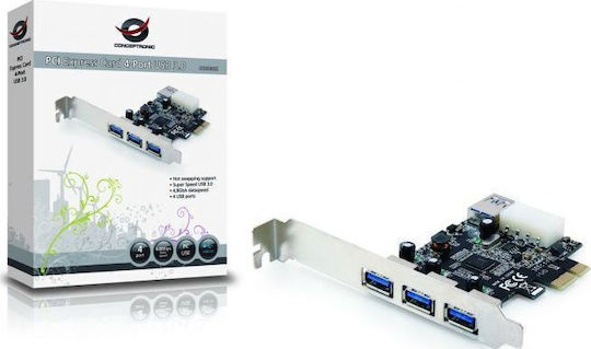 Conceptronic Κάρτα PCI σε θύρα USB 3.0