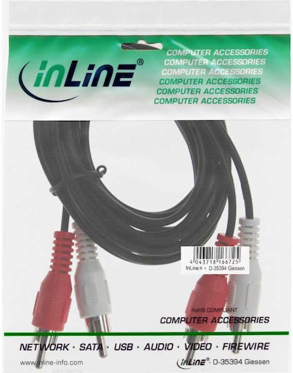 InLine 2m RCA male Cable (89933)