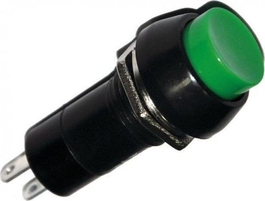 On-Off switch Pushbutton Green 1pcs