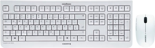 Cherry JD-0710DE-0 Kabellos Tastatur & Maus Set Englisch UK Gray