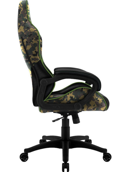 Thunder X3 BC1 Υφασμάτινη Καρέκλα Gaming Camo Green
