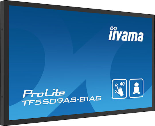Iiyama TF5539AS-B1AG Public Display LED IPS 4K UHD 54.6" με Οθόνη Αφής