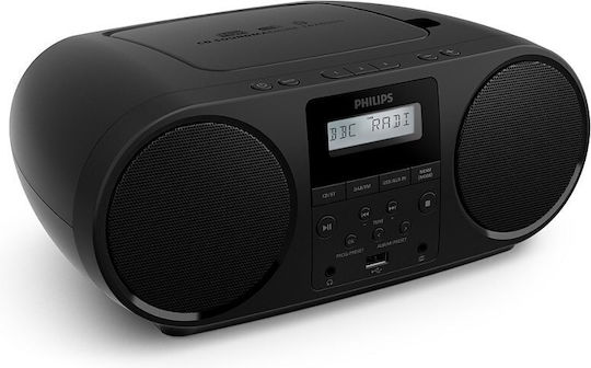 Philips Allinone Tragbares Audiosystem mit Radio Schwarz
