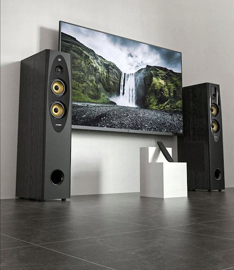 Fenda Soundsystem 2 T-60X 110W mit Digitale Medien Player und Bluetooth Schwarz