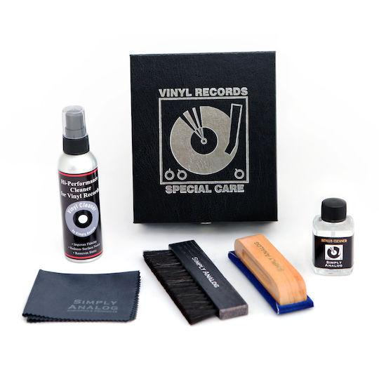 Simply Analog Delux Cleaning Boxset Cleaning Set Black