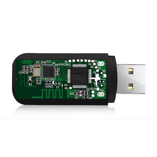 Earldom ET-M2 Bluetooth 5 Empfänger mit Ausgangsanschlüssen 3,5 mm Klinke / USB