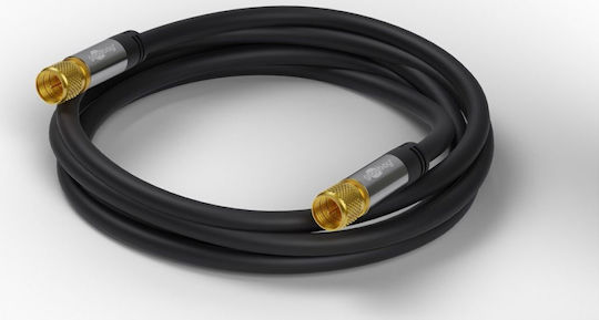 Goobay Καλώδιο До Сателитен F-Connector мъжки - Мъжки F-конектор 10м (70678)