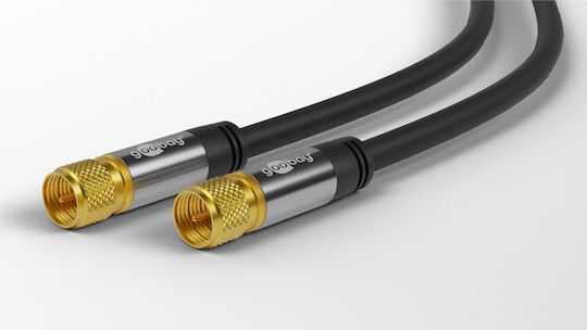 Goobay Καλώδιο До Сателитен F-Connector мъжки - Мъжки F-конектор 10м (70678)