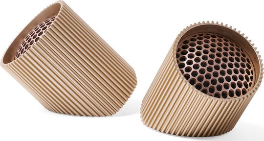 Lexon Design Ray TWS Bluetooth Speaker 6W with Battery Life up to 6 hours Gold