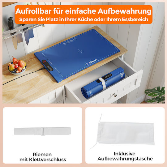 Costway Heating Surface for Buffet with Power 260W