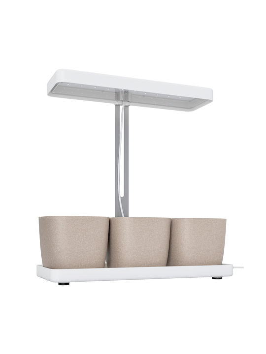 Outsunny Self-watering Pot Plastic White 45x18.8x47.8cm.