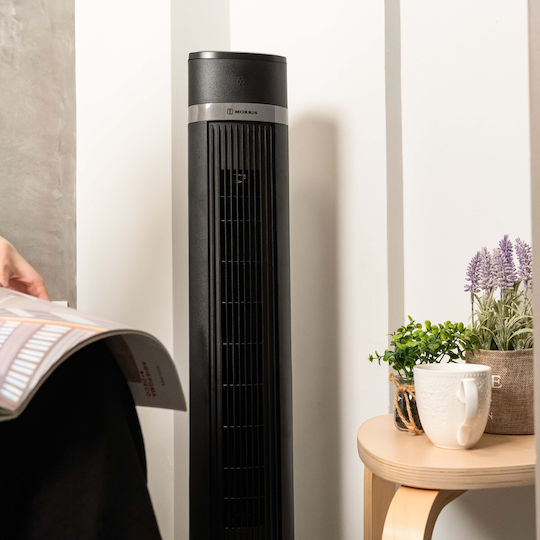Morris Tower Fan 45W with Remote Control Black