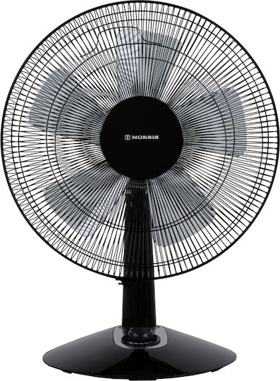 Morris Επιτραπέζιος Ανεμιστήρας 60W Διαμέτρου 40cm Μαύρος