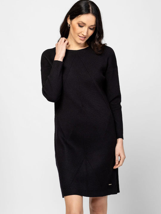 Mini Φόρεμα Πλεκτό Black