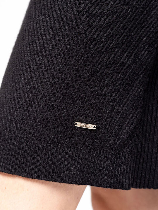 Mini Φόρεμα Πλεκτό Black