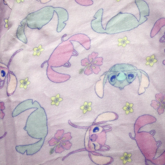Disney Blanket Fleece Lilo & Stitch Lilac 160x
