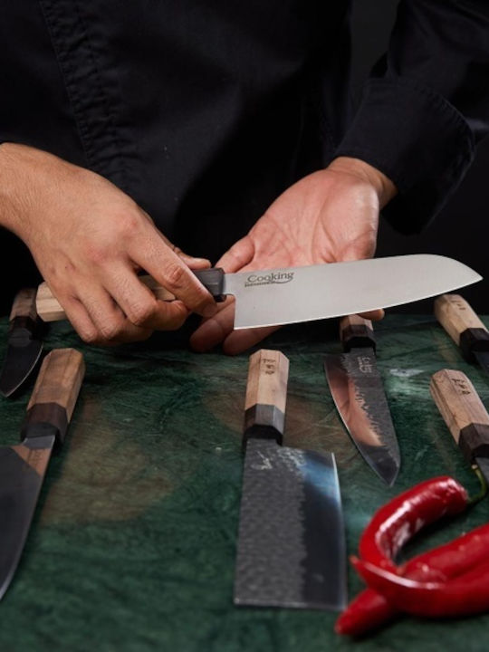 Heinner Knife Santoku from Stainless Steel 18cm