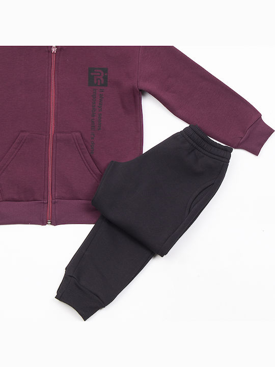 Kinder Sweatpants Set - Jogginganzug Bordeaux