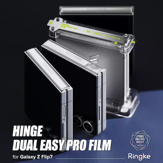 Ringke Back Film Hinge Dual Easy Pro Film for Samsung Galaxy Z Flip7 Transparent
