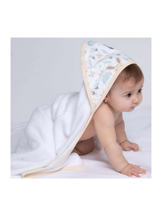 Kidizi Set de prosoape pentru copii 2pcs Albe