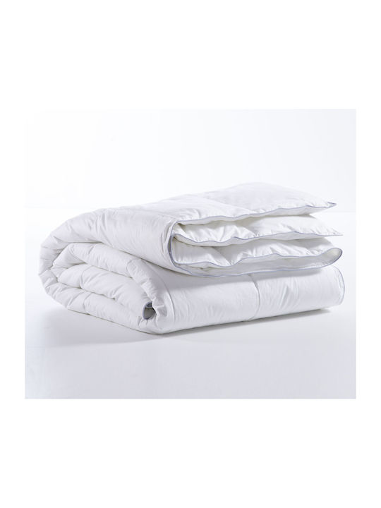 Nef-Nef Homeware Duvet Single with Microfiber Filling 160x220cm Microfiber White 350 GSMGsm 8 togs Togs