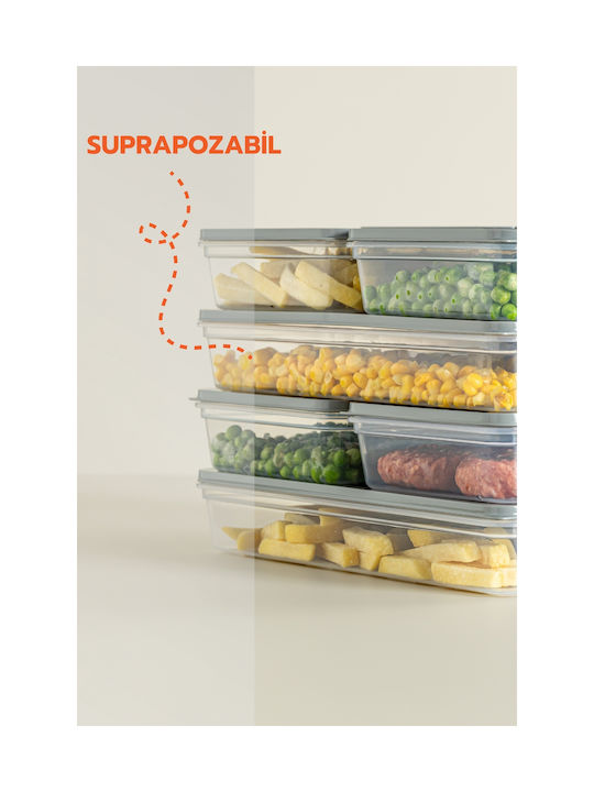 Plastic Transparent Lunch Box 2.4lt