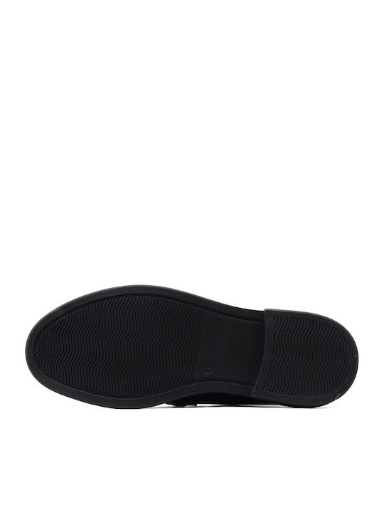 Huddles Patent Lackleder Damen Mokassins in Schwarz Farbe
