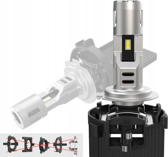 Interlook Λάμπες Αυτοκινήτου H7 Canbus LED 6000K Ψυχρό Λευκό 12V 100W 2τμχ