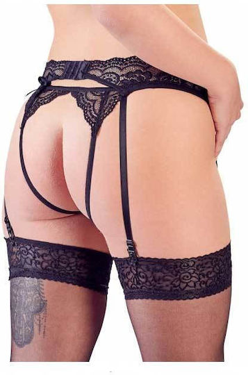 Cottelli Collection Set Garters with Lace White