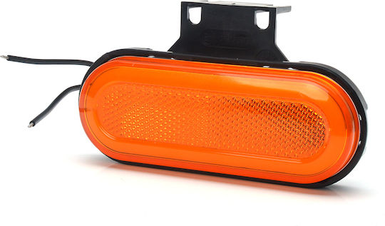 Lumină de poziție LED 1399 W198 12v-24v Portocaliu Was