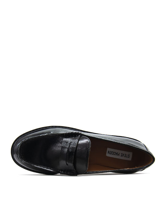 Adison Patent Lackleder Damen Mokassins in Schwarz Farbe