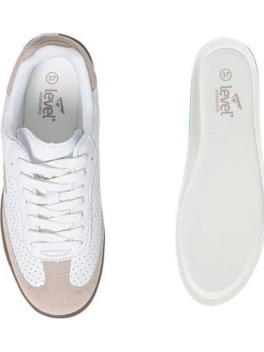 Damen Anatomisch Sneakers Weiß