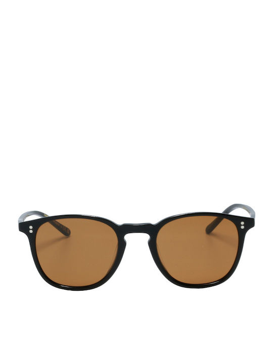 Oliver Peoples Γυαλιά Ηλίου Μαύρα με Κοκκάλινο Σκελετό Oliver Peoples Γυαλιά Ηλίου Μαύρα με Κοκκάλινο Σκελετό