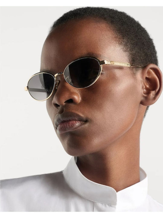 Dior Sunglasses Χρυσά with Metal Frame & Gray Lens Dior Sunglasses Χρυσά with Metal Frame & Gray Lens