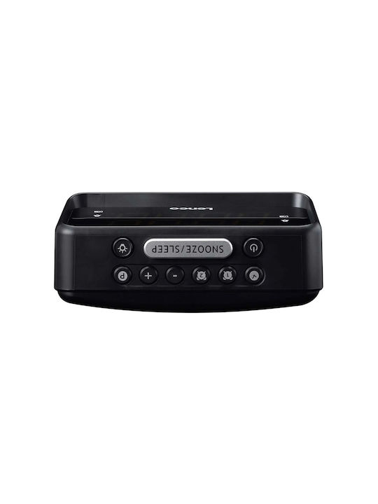 Lenco Масов Дигитален Часовник LED Черен CR-28BK