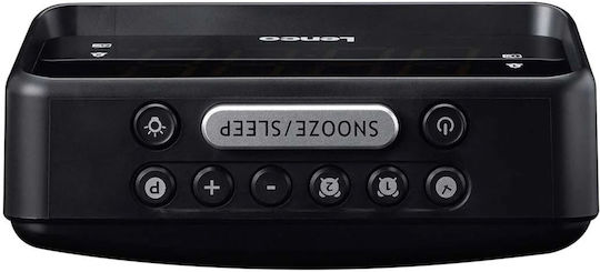Lenco Lenco Digital Tabletop Clock LED Black CR-28BK