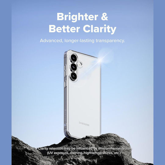 Ringke Fusion Back Cover Plastic/Silicon Cu Curea Transparent (Galaxy S25 FE)
