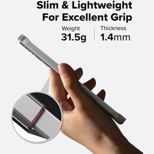 Ringke Fusion Back Cover Plastic/Silicon Cu Curea Transparent (Galaxy S25 FE)