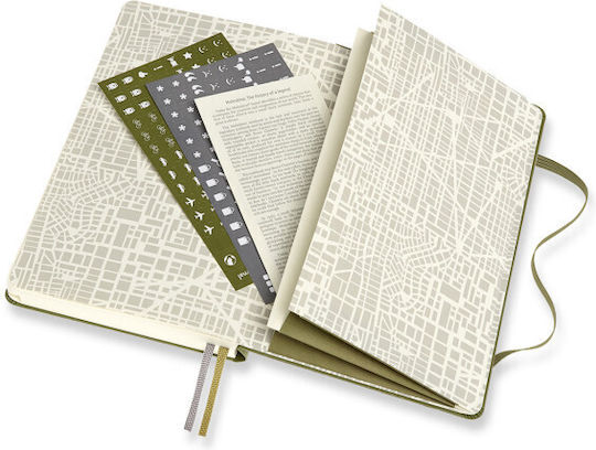Moleskine Passion Notebook 400 Sheets with Blank Pages book Travel 13X21