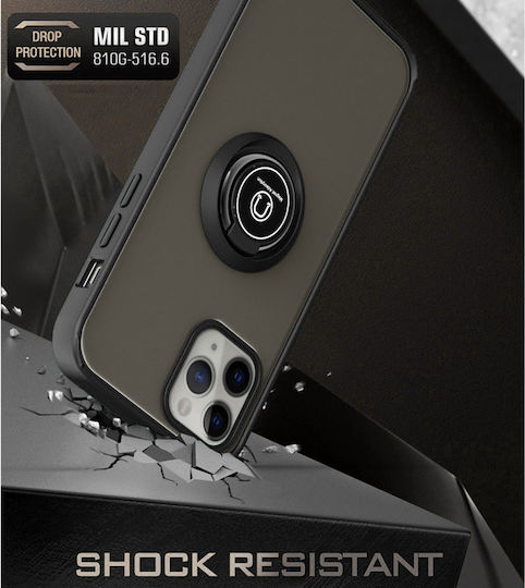 Techsuit Glinth Back Cover Σιλικόνης Μαύρο (Oppo A5)