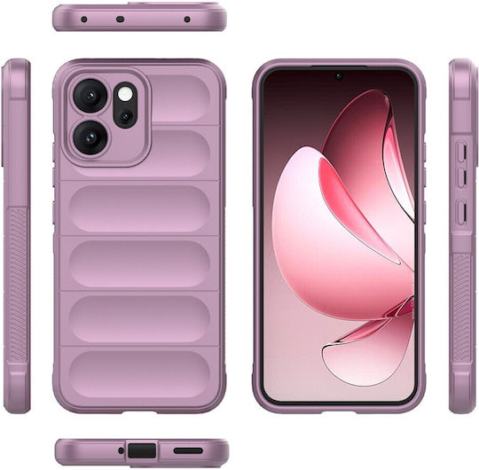 Techsuit Back Cover Silicon Violet (Oppo Reno14F)