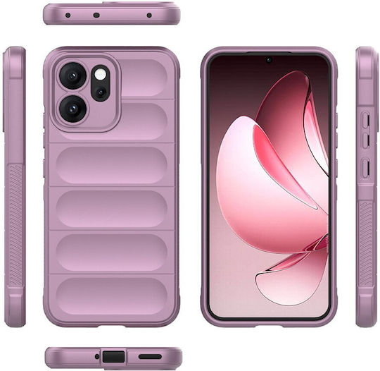 Techsuit Back Cover Silicon Violet (Oppo Reno14F)
