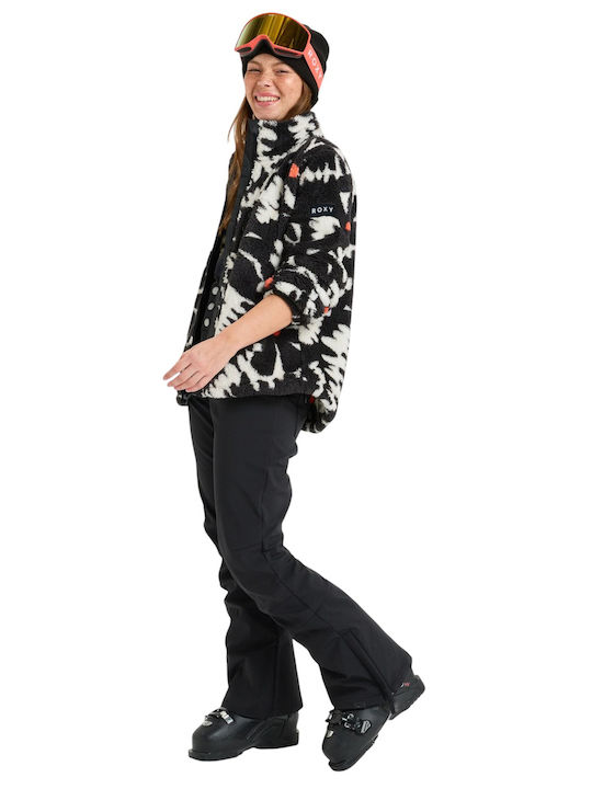 Alabama Women's Sweatshirt Jacket Black/white