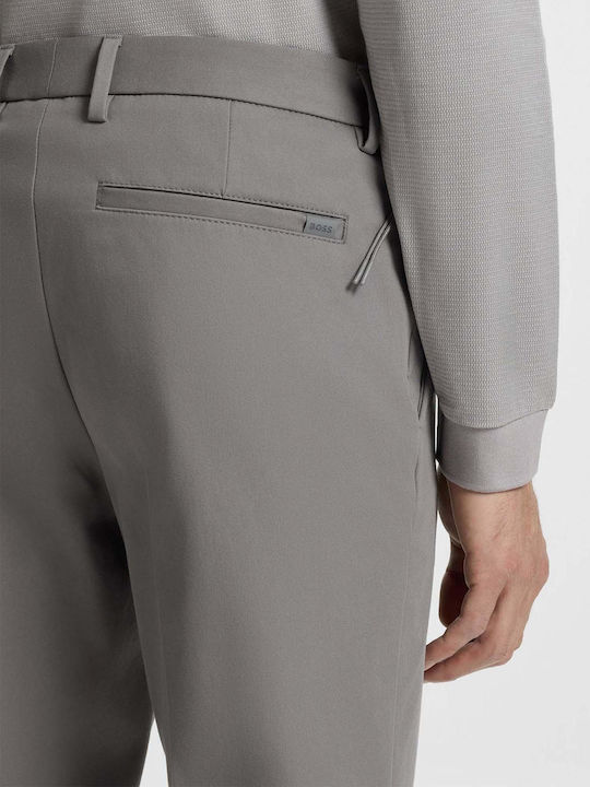 Trousers Chino Elastic in Slim Fit Gray