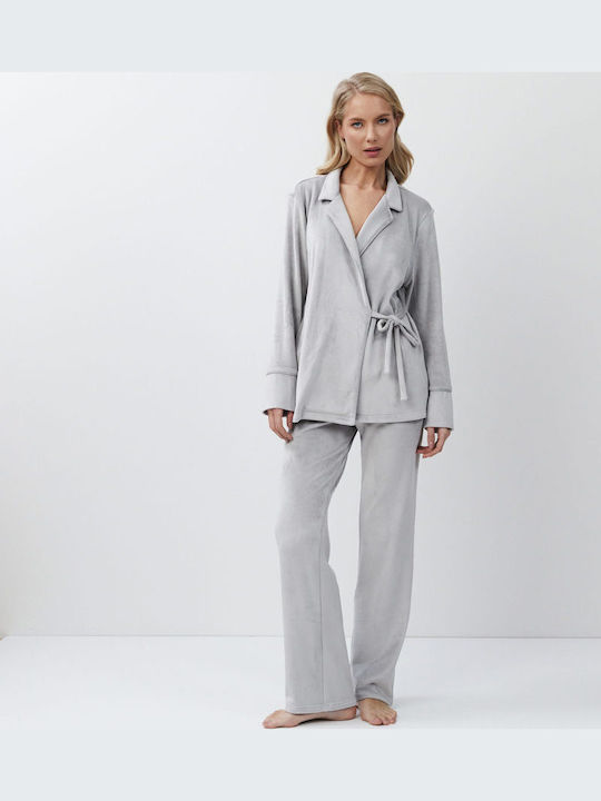 Aruelle Winter Damen Pyjama-Set Gray Aruelle Winter Damen Pyjama-Set Gray