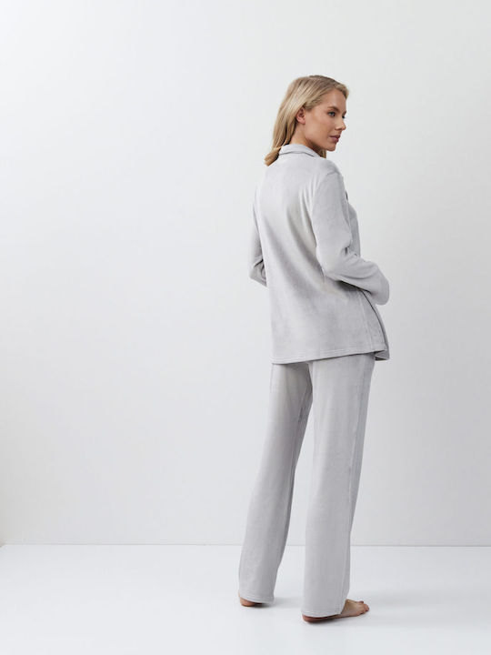 Aruelle Winter Damen Pyjama-Set Gray