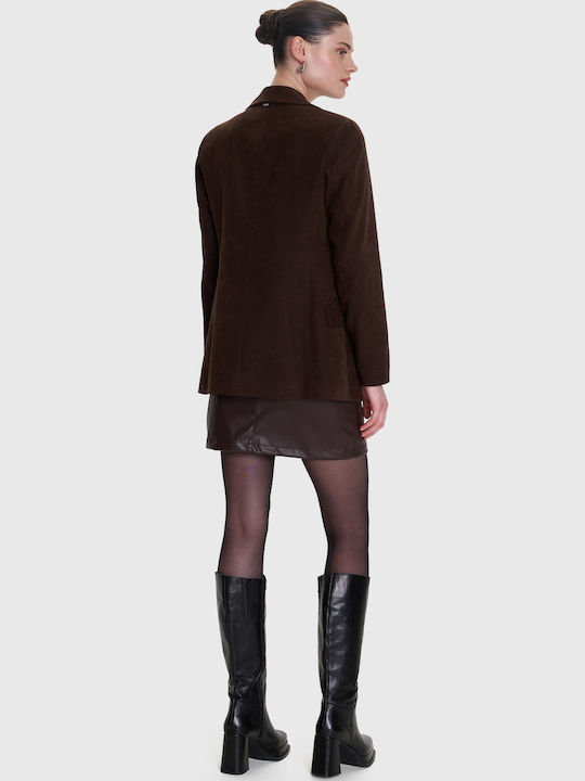ALE - The Non Usual Casual Damen Blazer Brown